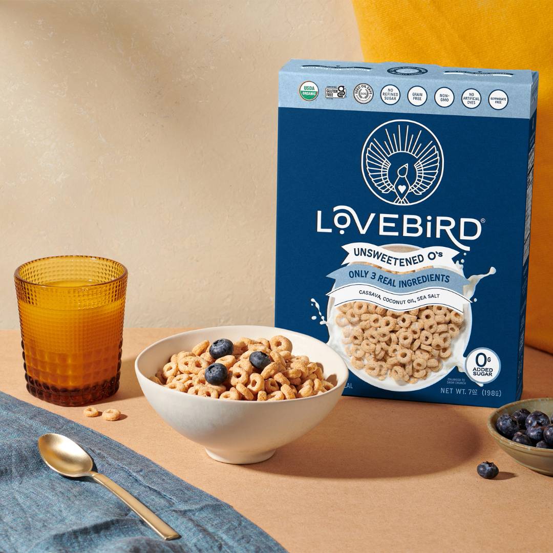 Lovebird Cereal Unsweetened (4 Boxes)