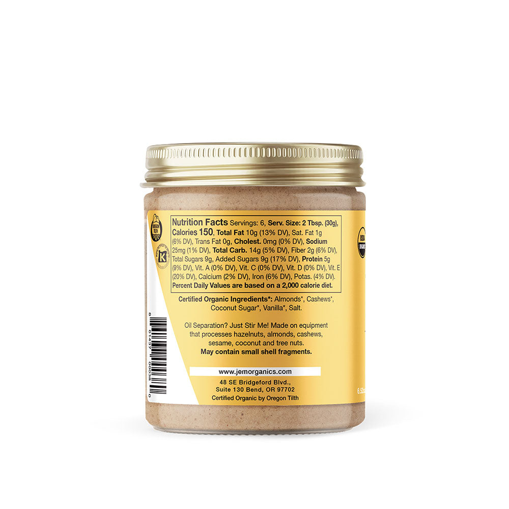 JEM Organics Salted Caramel Almond Butter - Small 6 pack by Farm2Me