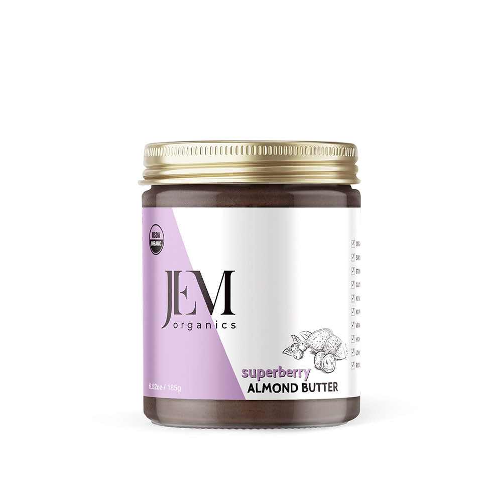 JEM Organics Superberry Almond Butter - Small 6 pack by Farm2Me