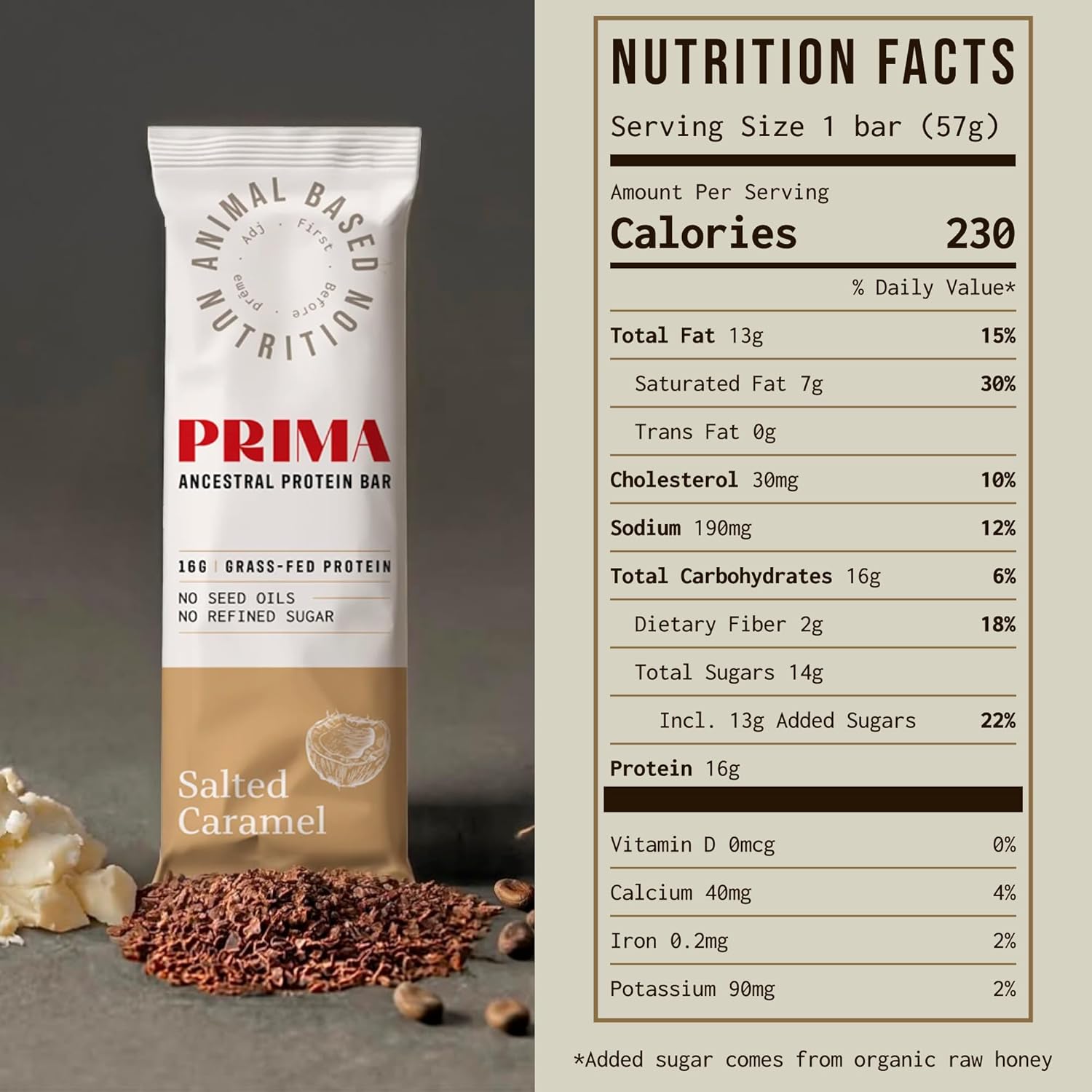 Ancestral Protein Bar - Salted Caramel