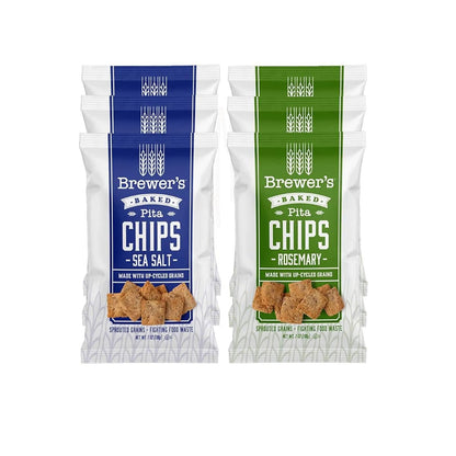 Brewer's Crackers Sea Salt Flatbread Crackers - 12 Boxes x 5 oz by Farm2Me