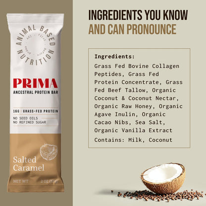 Ancestral Protein Bar - Salted Caramel