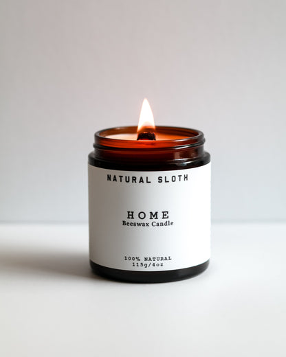 Home Beeswax Candles