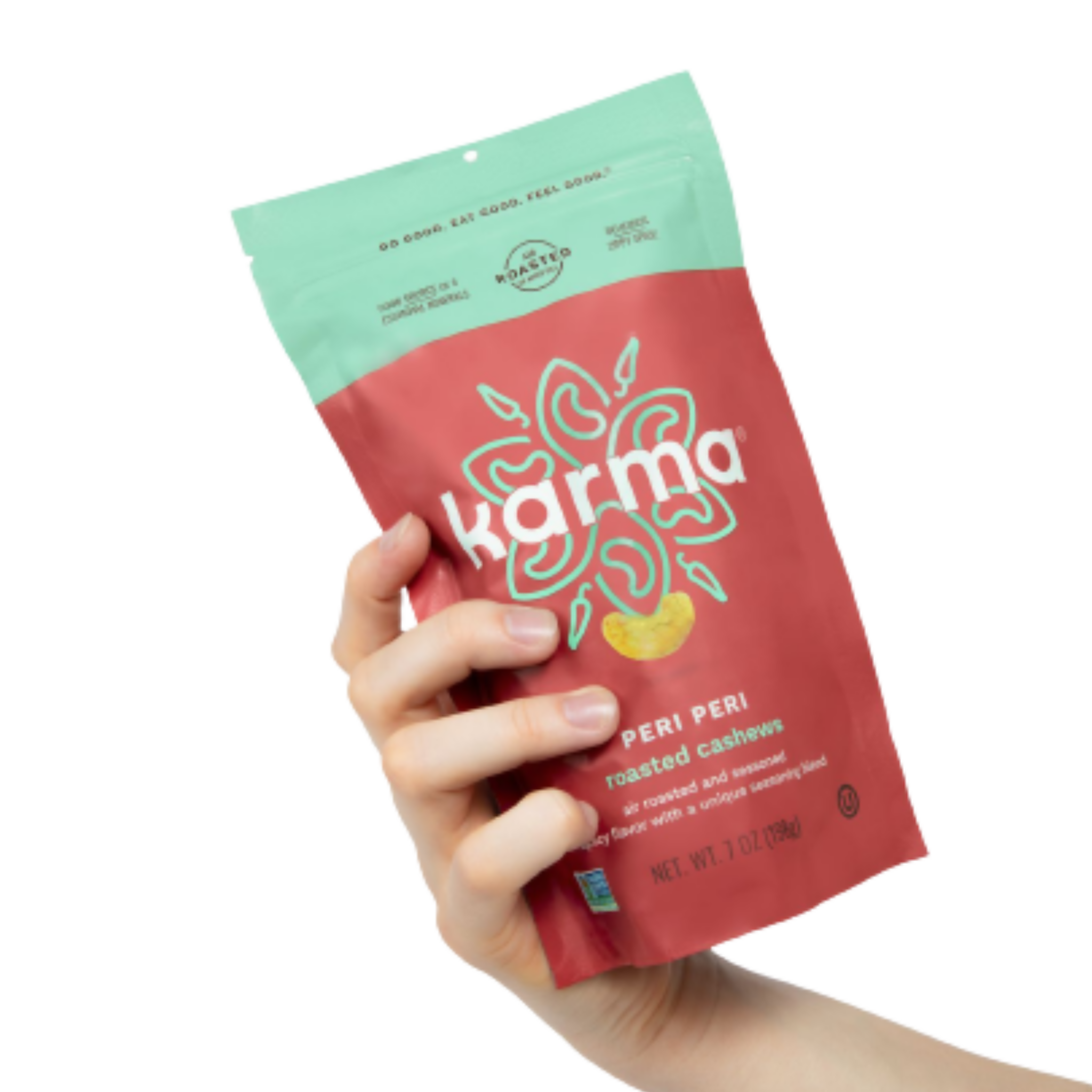 Karma Nuts Peri Peri Roasted Cashews Packs by Farm2Me