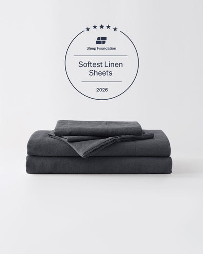 Stonewashed Linen Sheets Set
