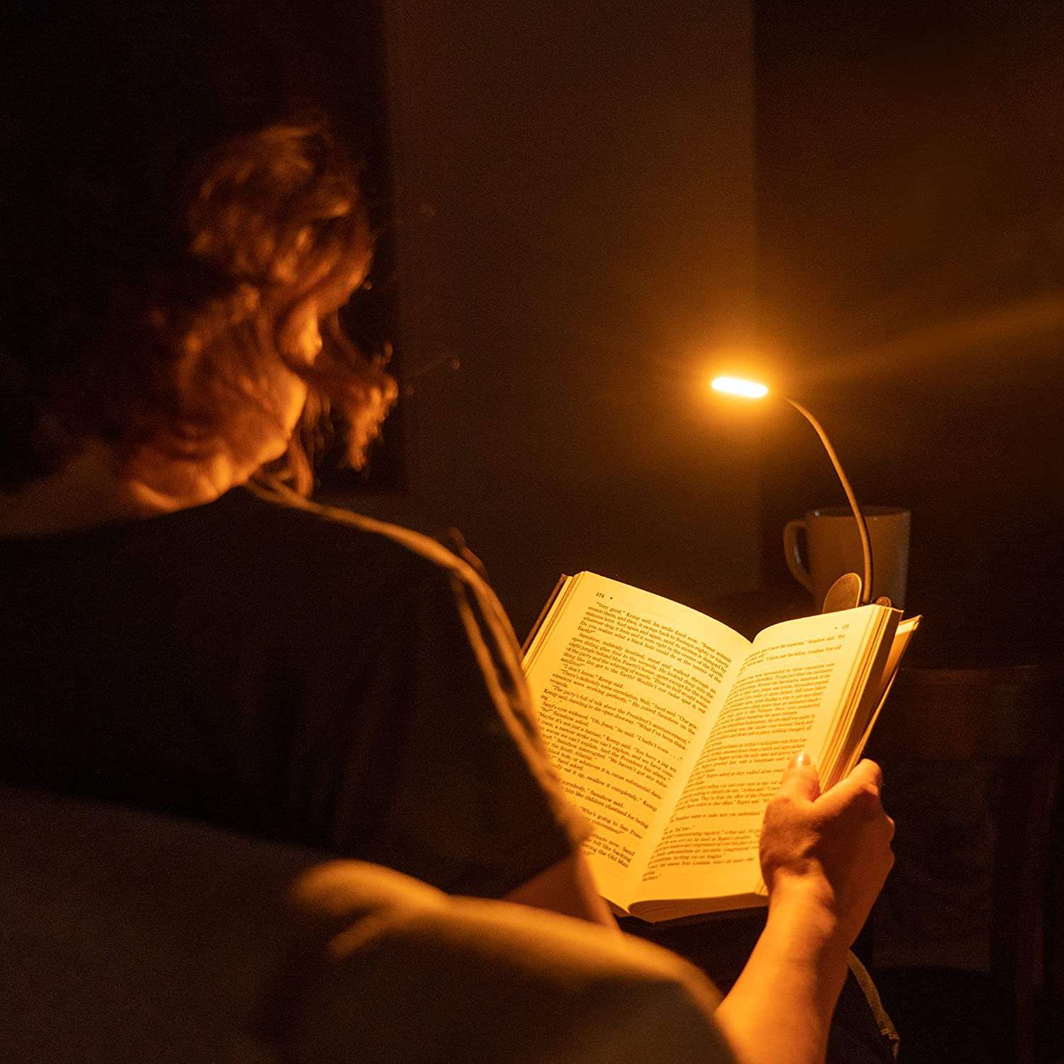 NEW Orange Glow Reading light
