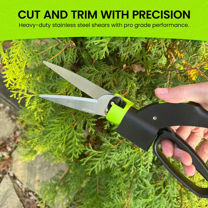 Heavy-Duty 360° Rotating Hand Grass Clipper Scissors