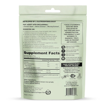 Tasty Fruits Ginger Variety Pack Tummypops, 21 ct