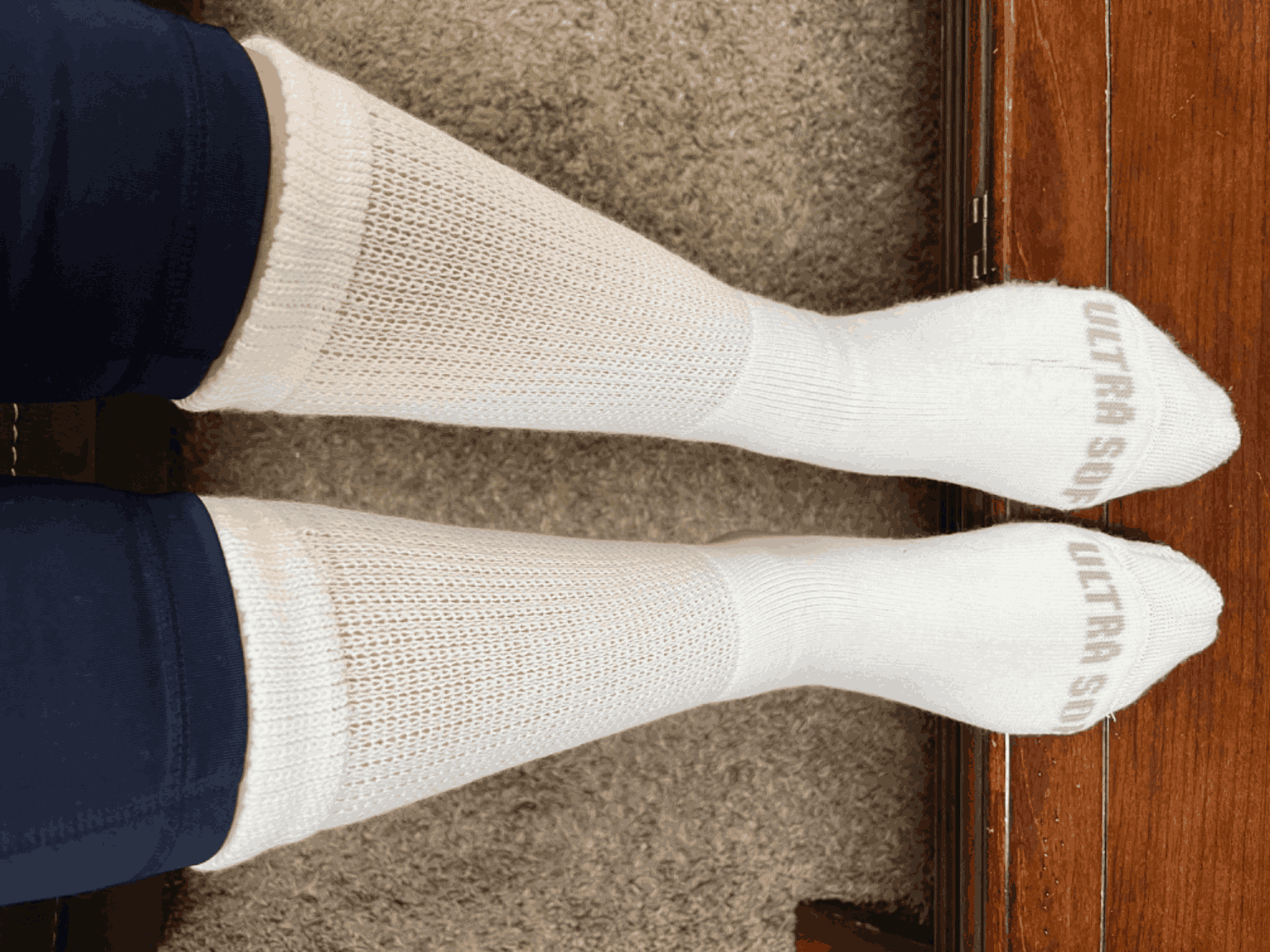 Men's Ultra-Soft Upper Calf Diabetic Socks (4 Pair) by DIABETIC SOCK CLUB