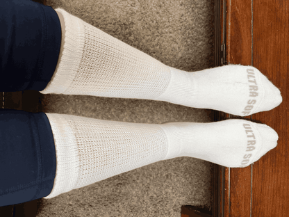 Men's Ultra-Soft Upper Calf Diabetic Socks (4 Pair) by DIABETIC SOCK CLUB