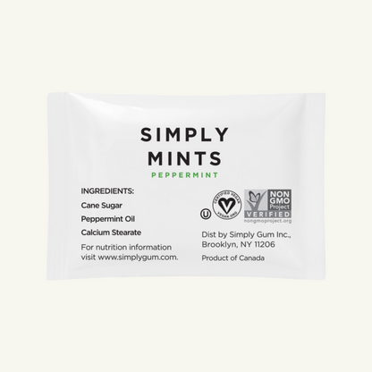 SIMPLY MINTS POUCHES- PEPPERMINT