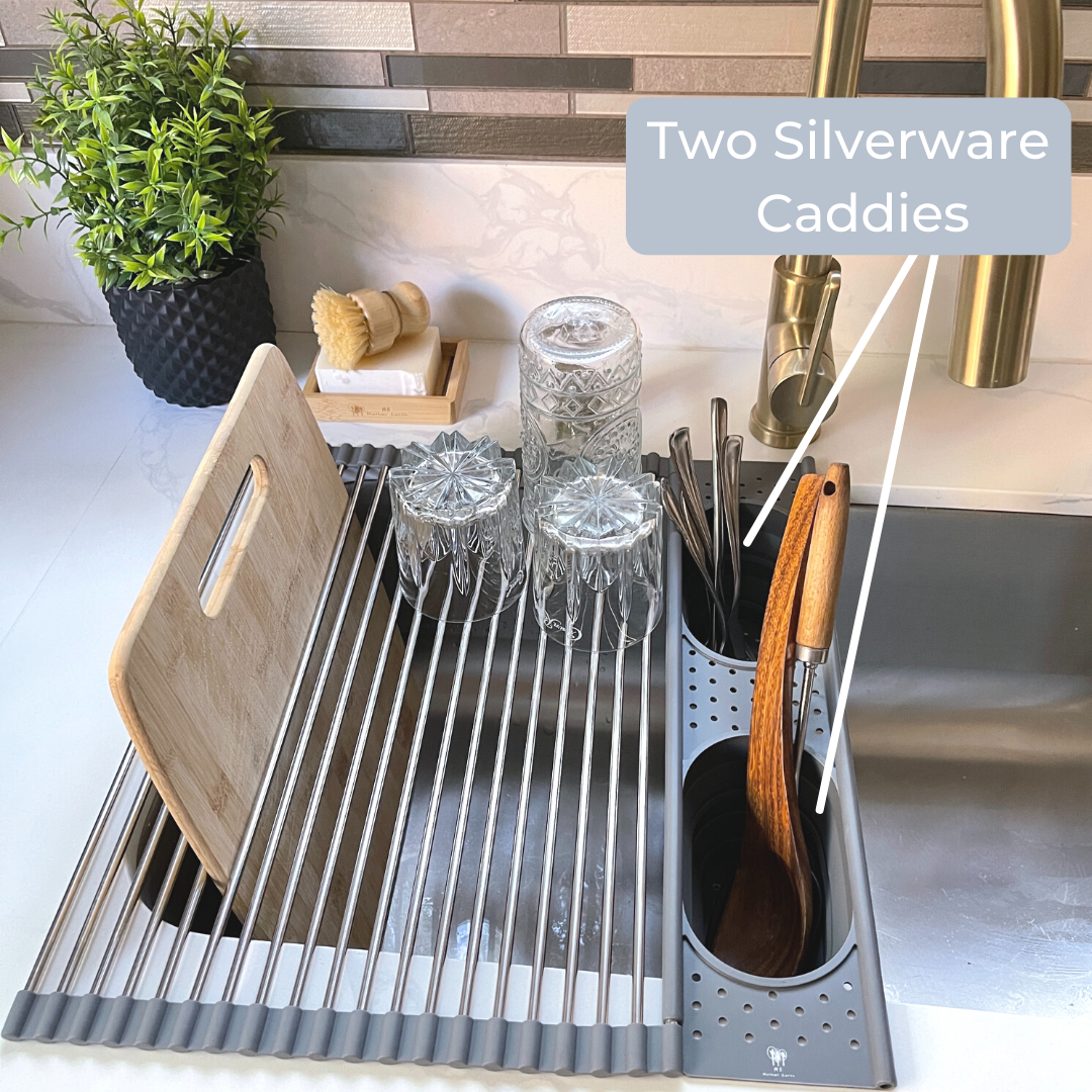 dish drying rack easy store plastic free eco friendly zero waste