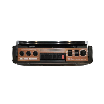 Supersonic 4 Band Radio & Cassette Player + Cassette To Mp3 Converter & Bluetooth (SC-3201BT) by Jupiter Gear Home