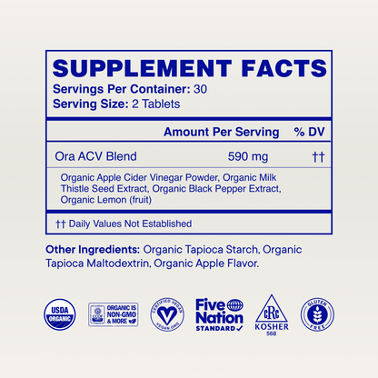 Organic Apple Cider Vinegar Pills