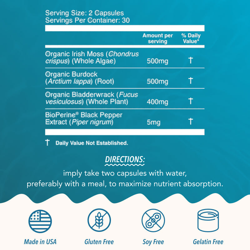 Sea Moss Vitality Blend Capsules