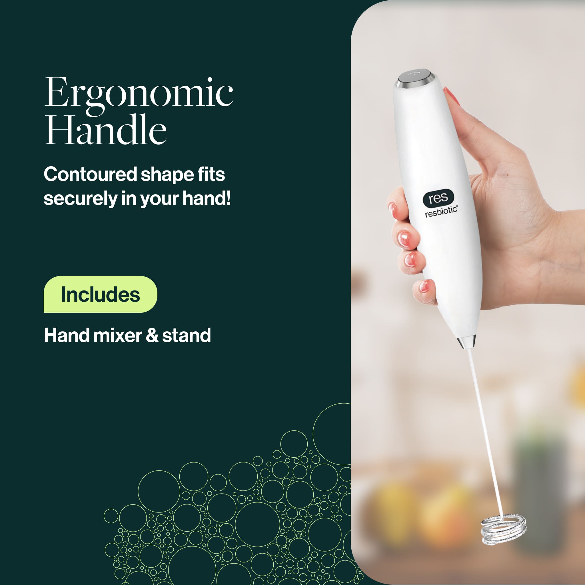 Stainless Steel Electric Hand Mixer