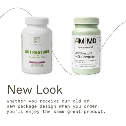 Acid Restore with Betaine and HCL by Amy Myers MD