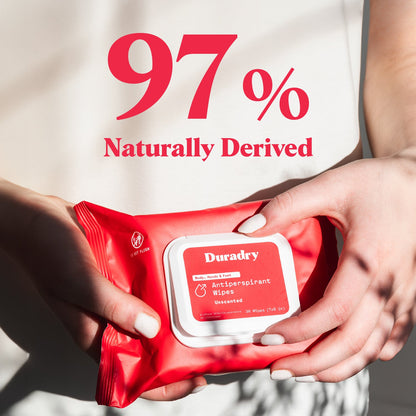 Whole Body Antiperspirant Wipes by Duradry