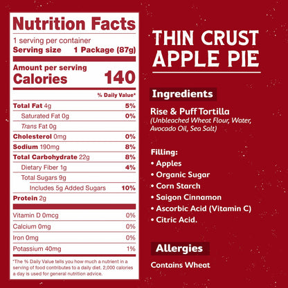 Thin Crust Apple Pie