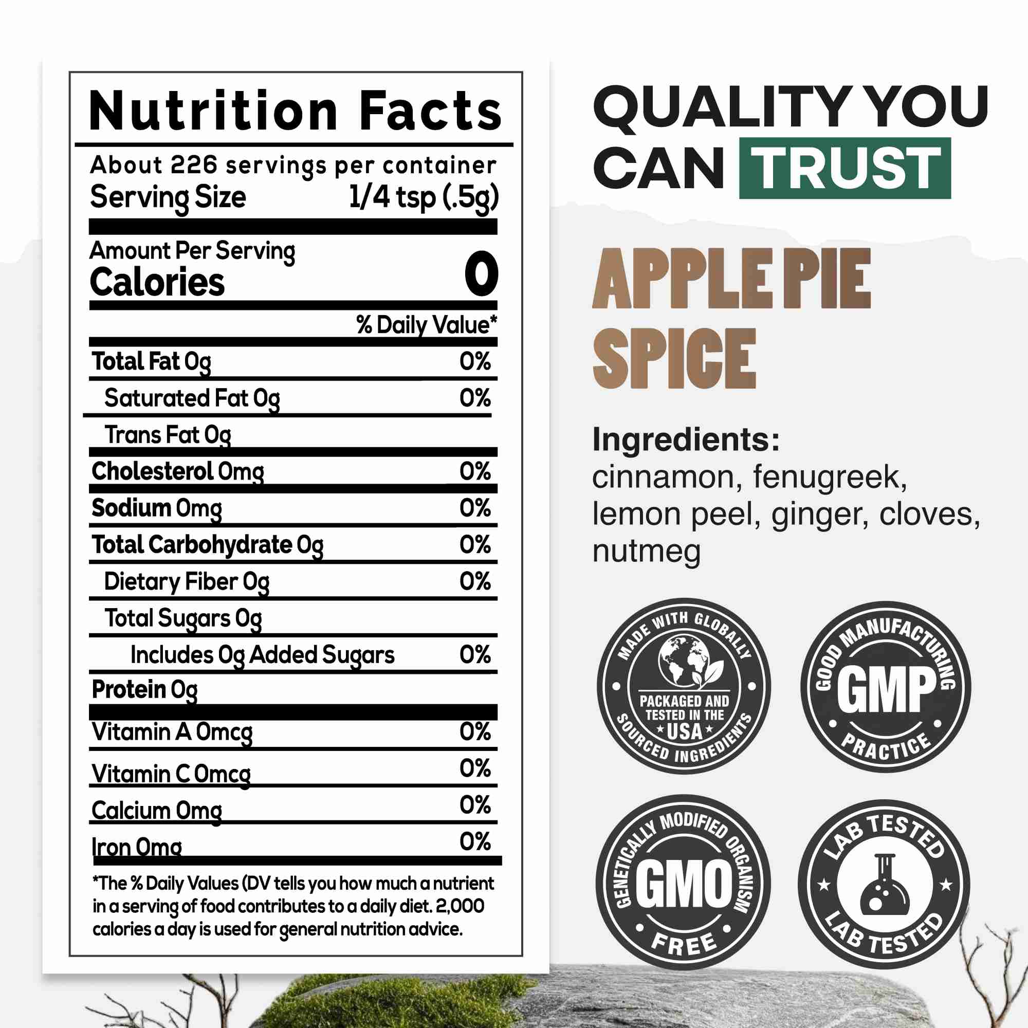 Wild Apple Pie Spice 4oz