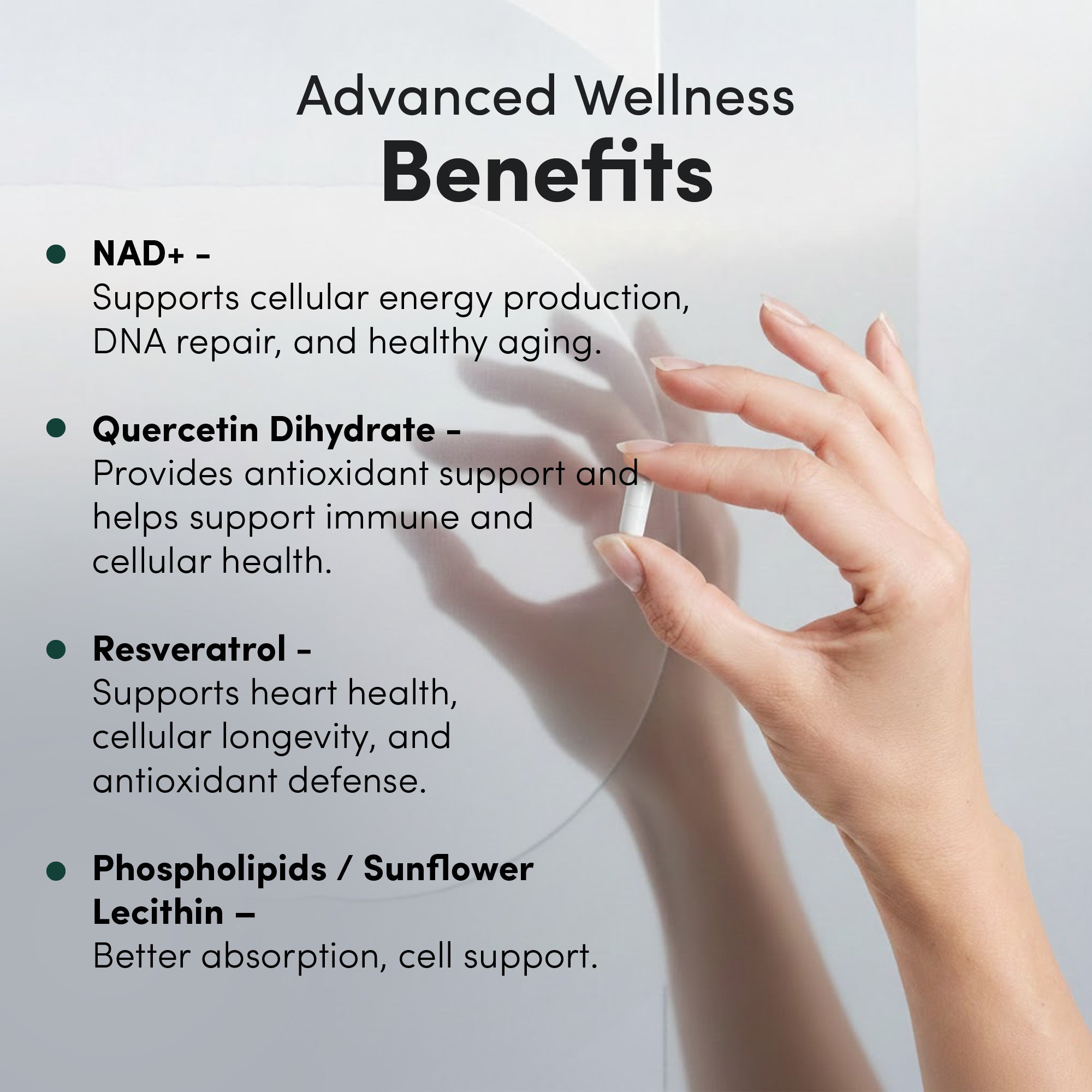 Liposomal NAD+ Capsules