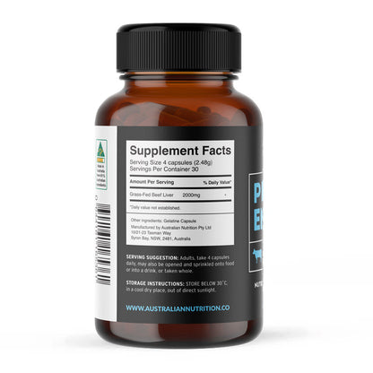 Primal Energy - Grass Fed Beef Liver Supplement