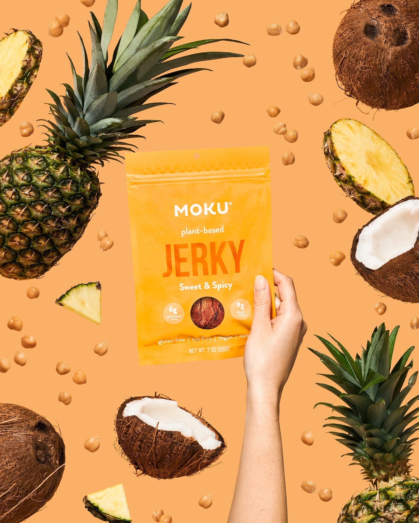 Sweet & Spicy Mushroom Jerky by Moku Foods