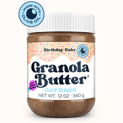 Birthday Cake Granola Butter by Oat Haus