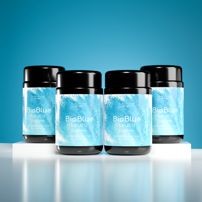 BioBlue Leuco Capsules – Rapidly Absorbed Leucomethylene Blue for Enhanced Brain & Mitochondrial Support | Red Light Therapy Synergist - USP Grade