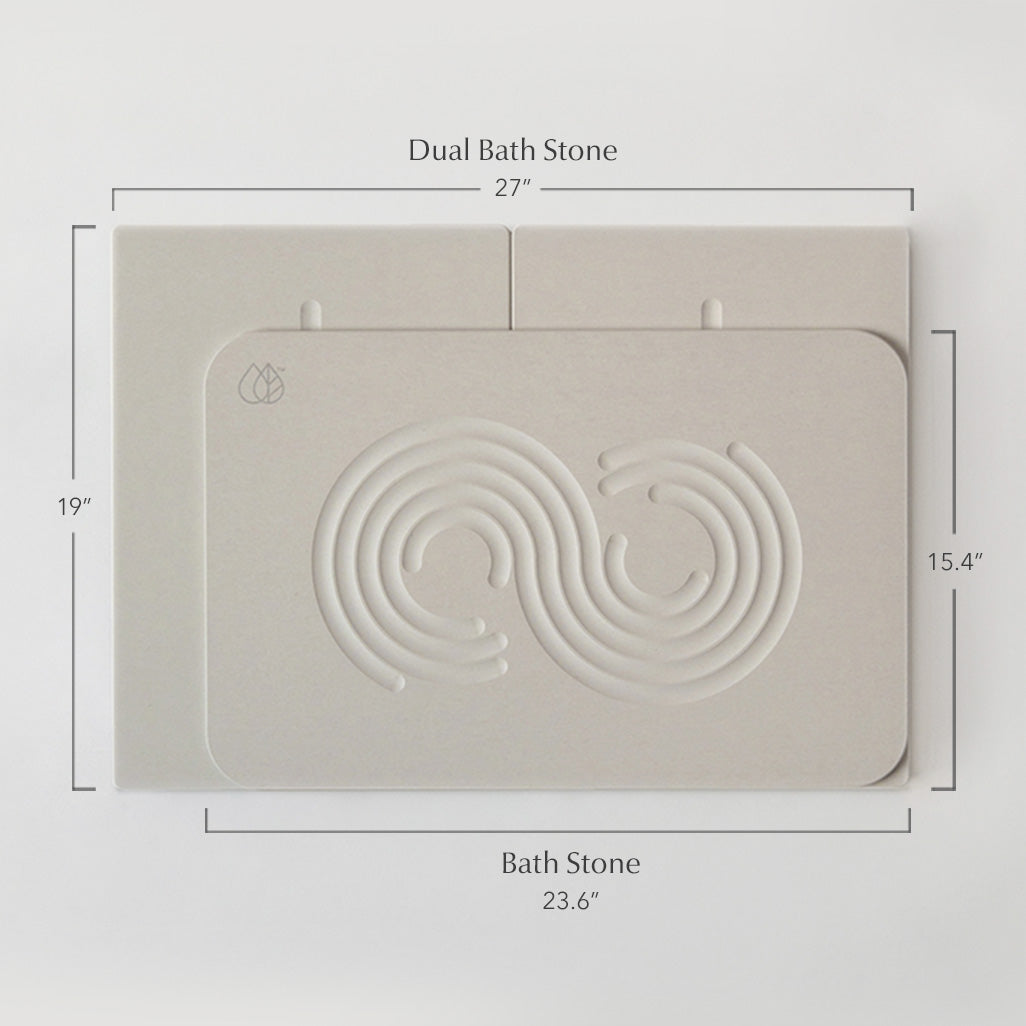 Bath Stone™ Mat - Zen 2-Pack by Dorai Home | Quick-Drying Home Essentials