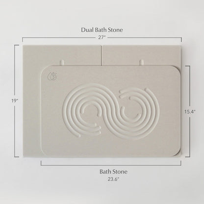 Bath Stone™ Mat - Zen 2-Pack by Dorai Home | Quick-Drying Home Essentials