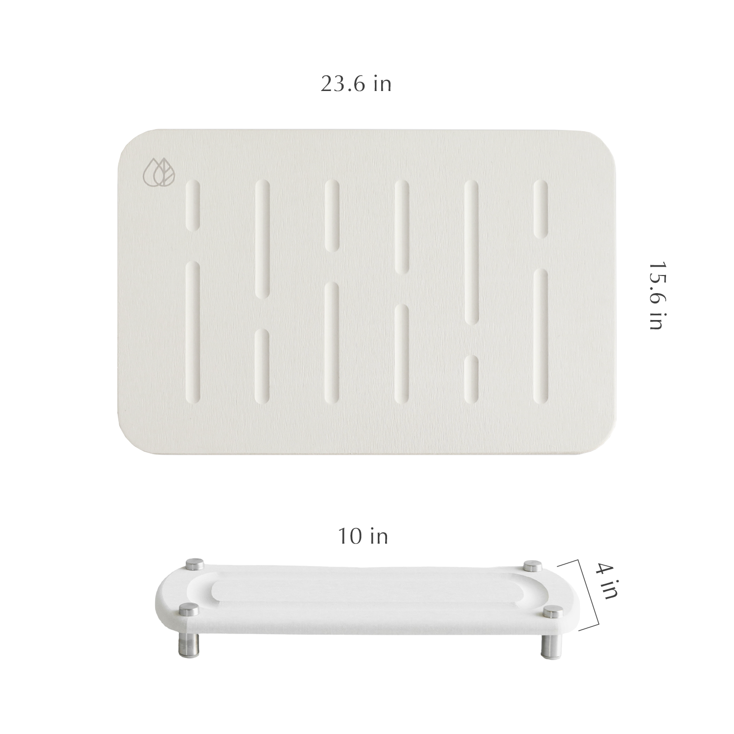 Rain Bath Stone™ Mat + Sink Caddy Bundle by Dorai Home | Quick-Drying Home Essentials