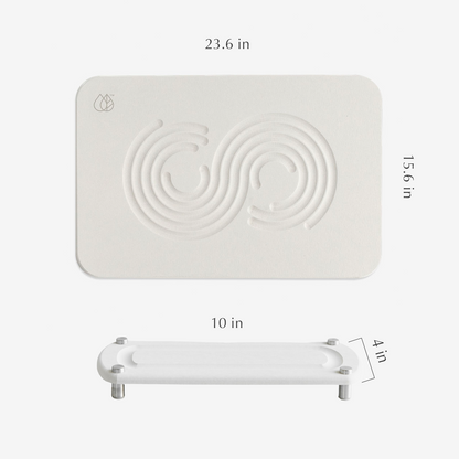 Bath Stone™ Mat - Zen + Sink Caddy Bundle by Dorai Home | Quick-Drying Home Essentials