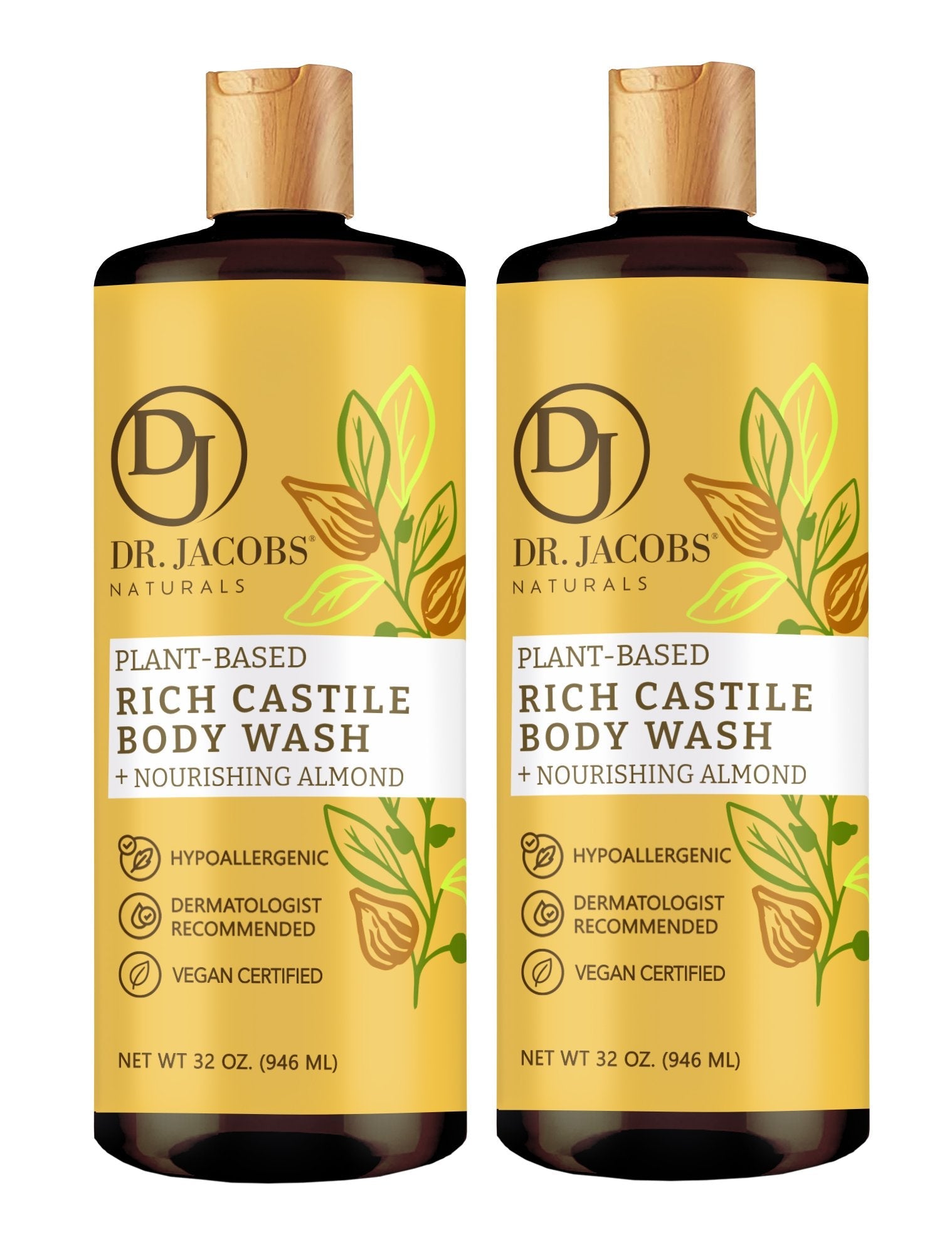 Orange & Ginger Castile Body Wash by Dr. Jacobs Naturals