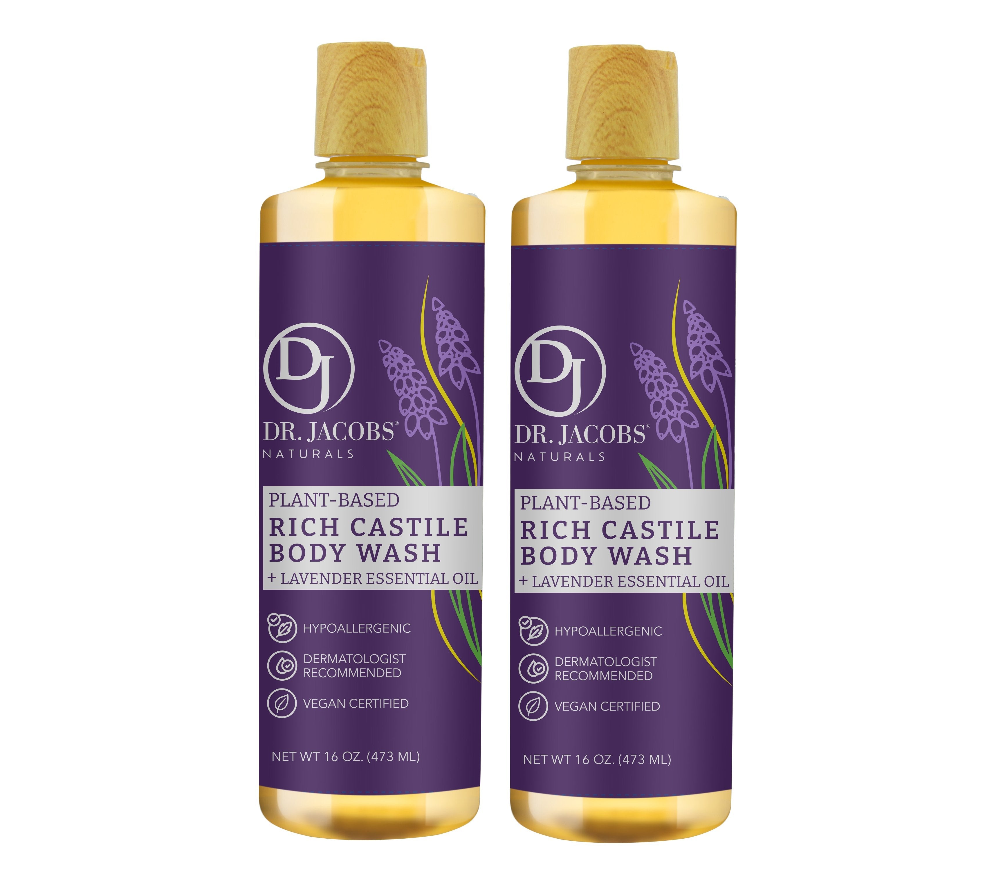 Lavender Castile Body Wash by Dr. Jacobs Naturals