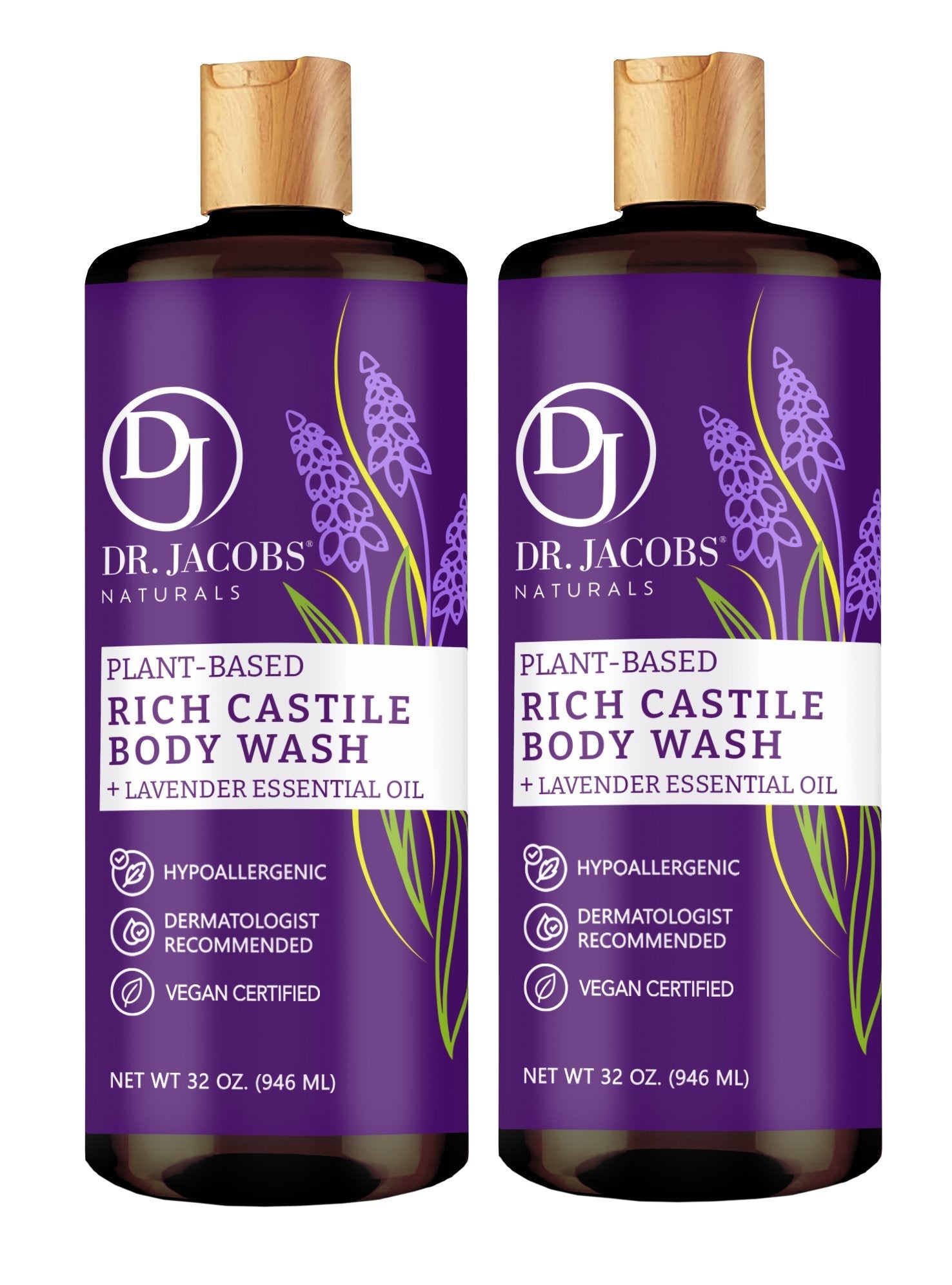 Lavender Castile Body Wash by Dr. Jacobs Naturals