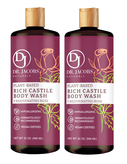 Rose Castile Body Wash by Dr. Jacobs Naturals