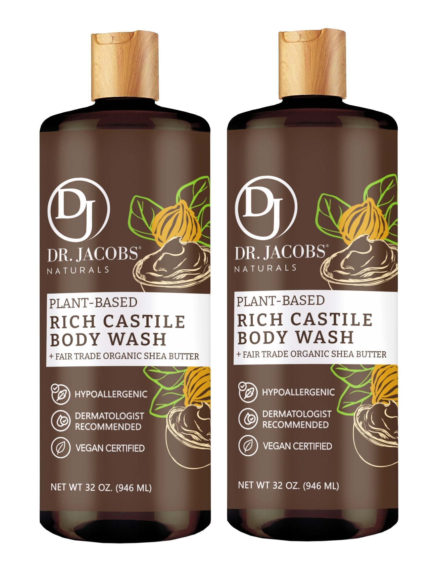 Shea Butter Castile Body Wash by Dr. Jacobs Naturals