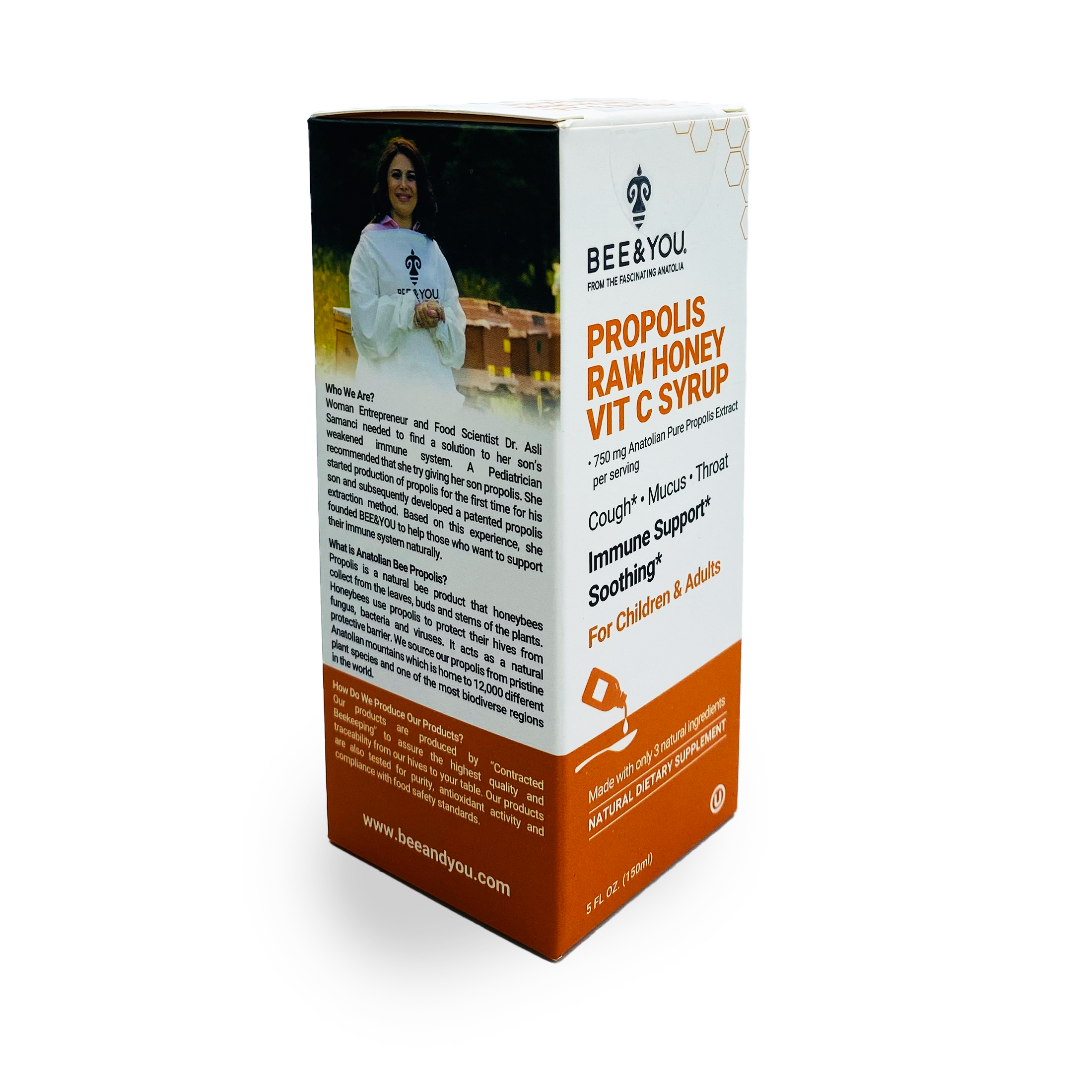 Propolis+VitC+Honey Cough Syrup (Children & Adults)