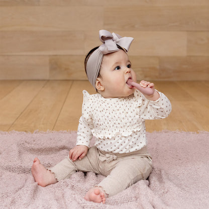 Baby-Led™ Toothbrush + Sensory Tongue Depressor by ezpz