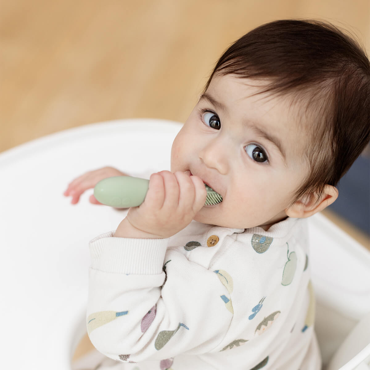 Baby-Led™ Toothbrush + Sensory Tongue Depressor by ezpz