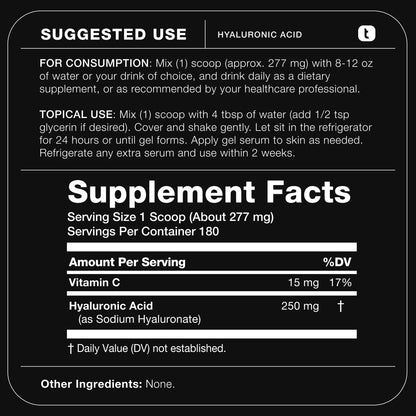 Hyaluronic Acid Powder 95%