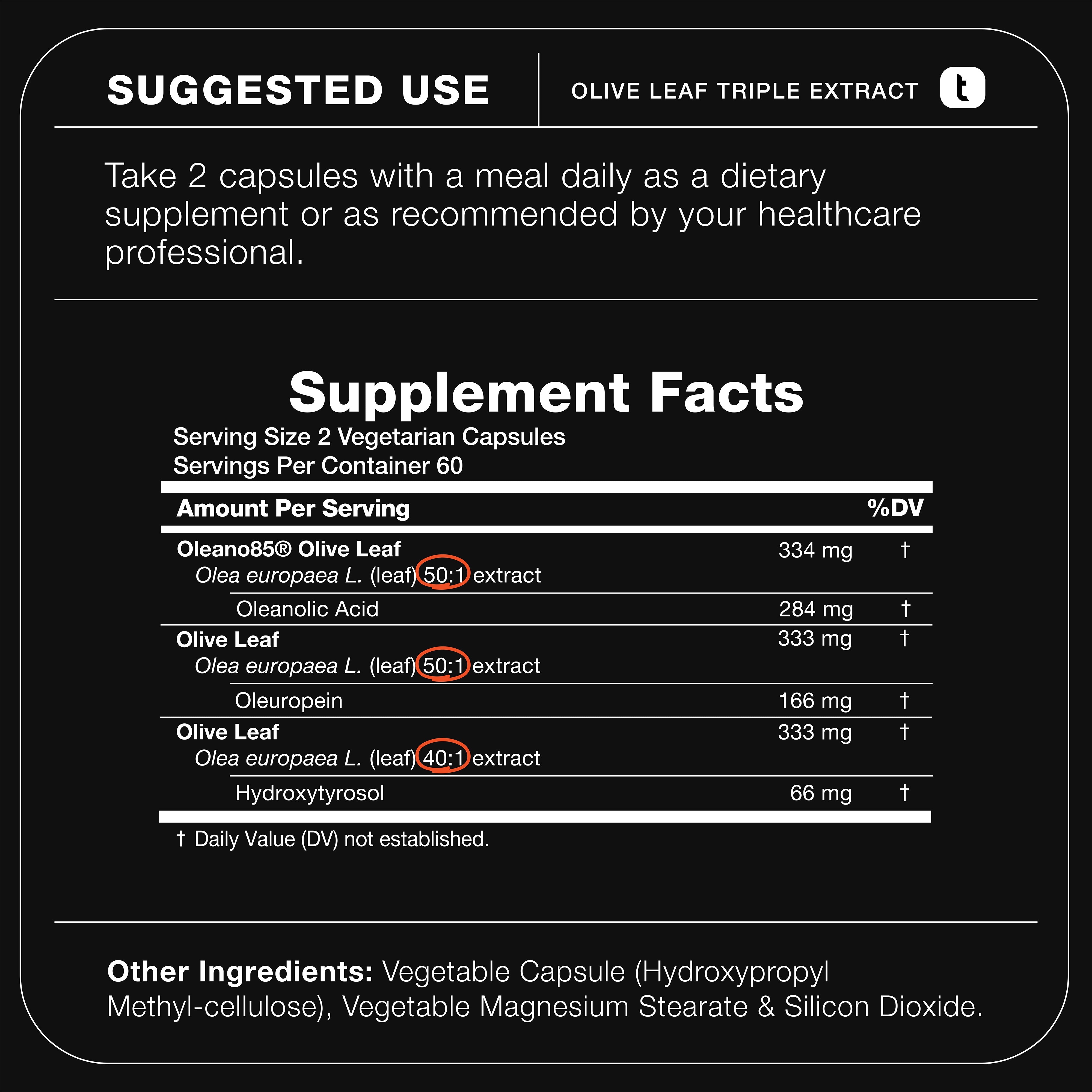 Olive Leaf Triple Extract 85%