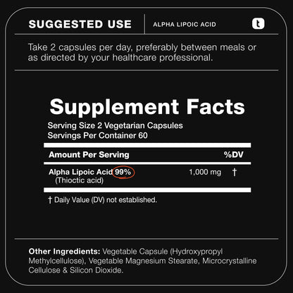 Alpha Lipoic Acid 1000
