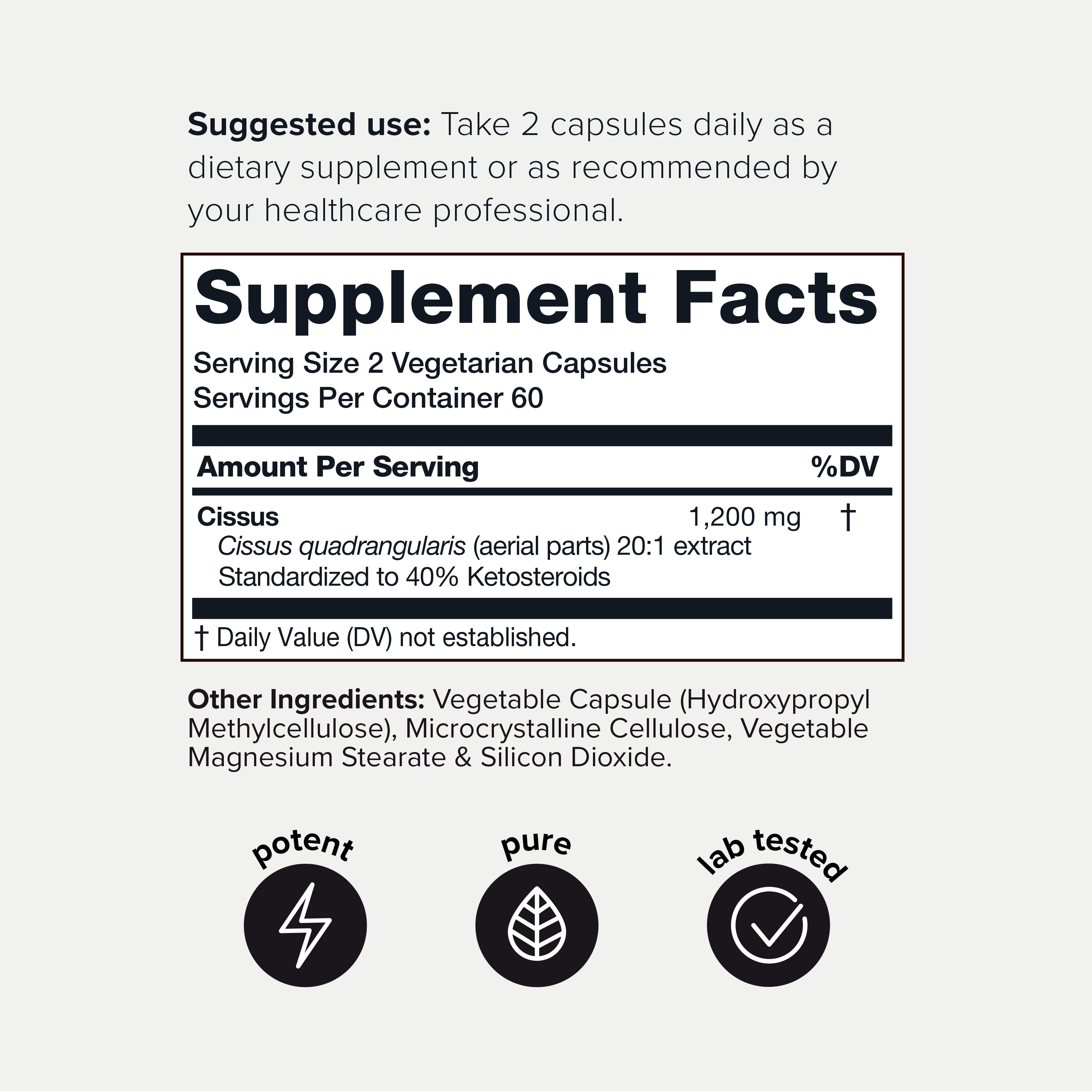 Cissus Quadrangularis 40%