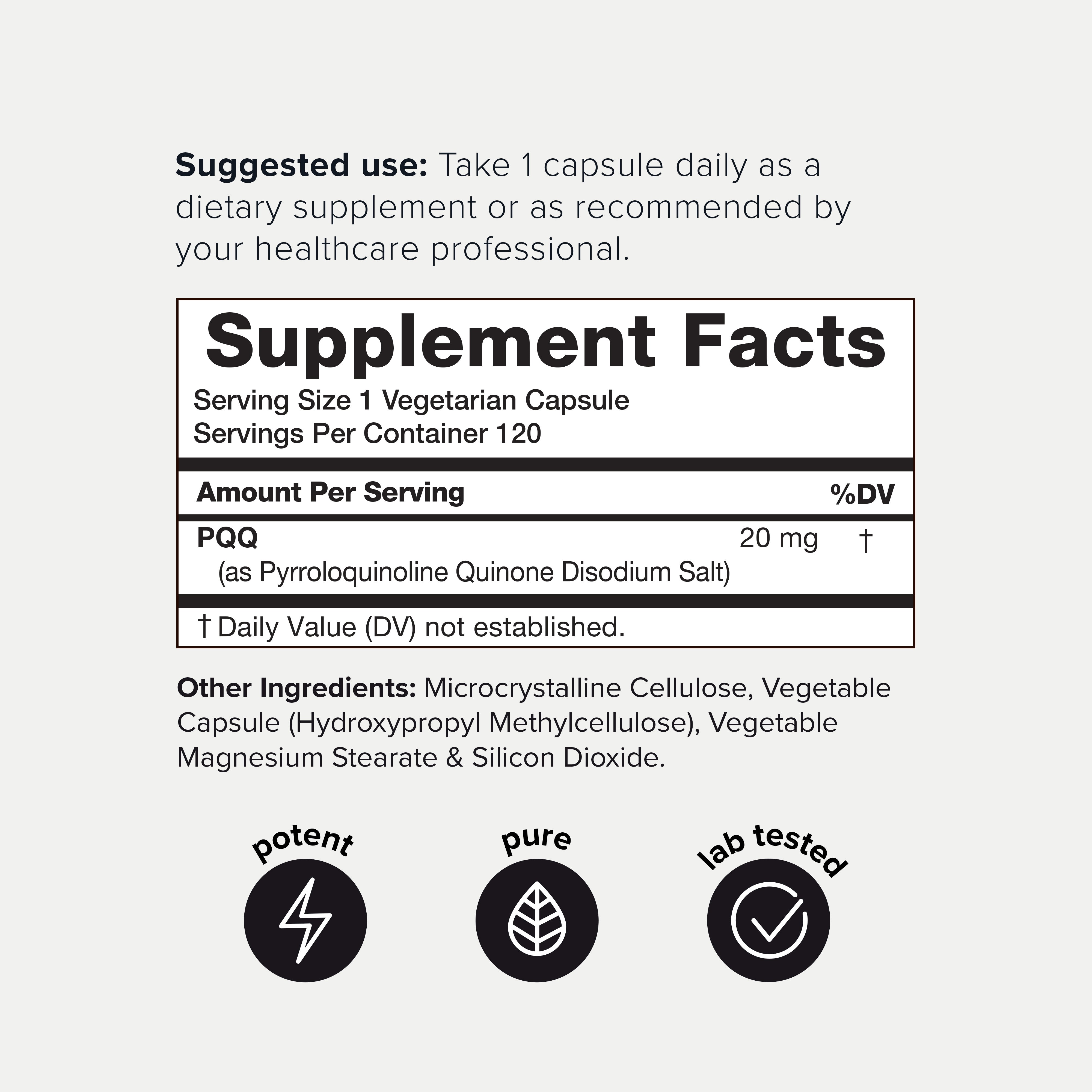 PQQ 99% (20mg)