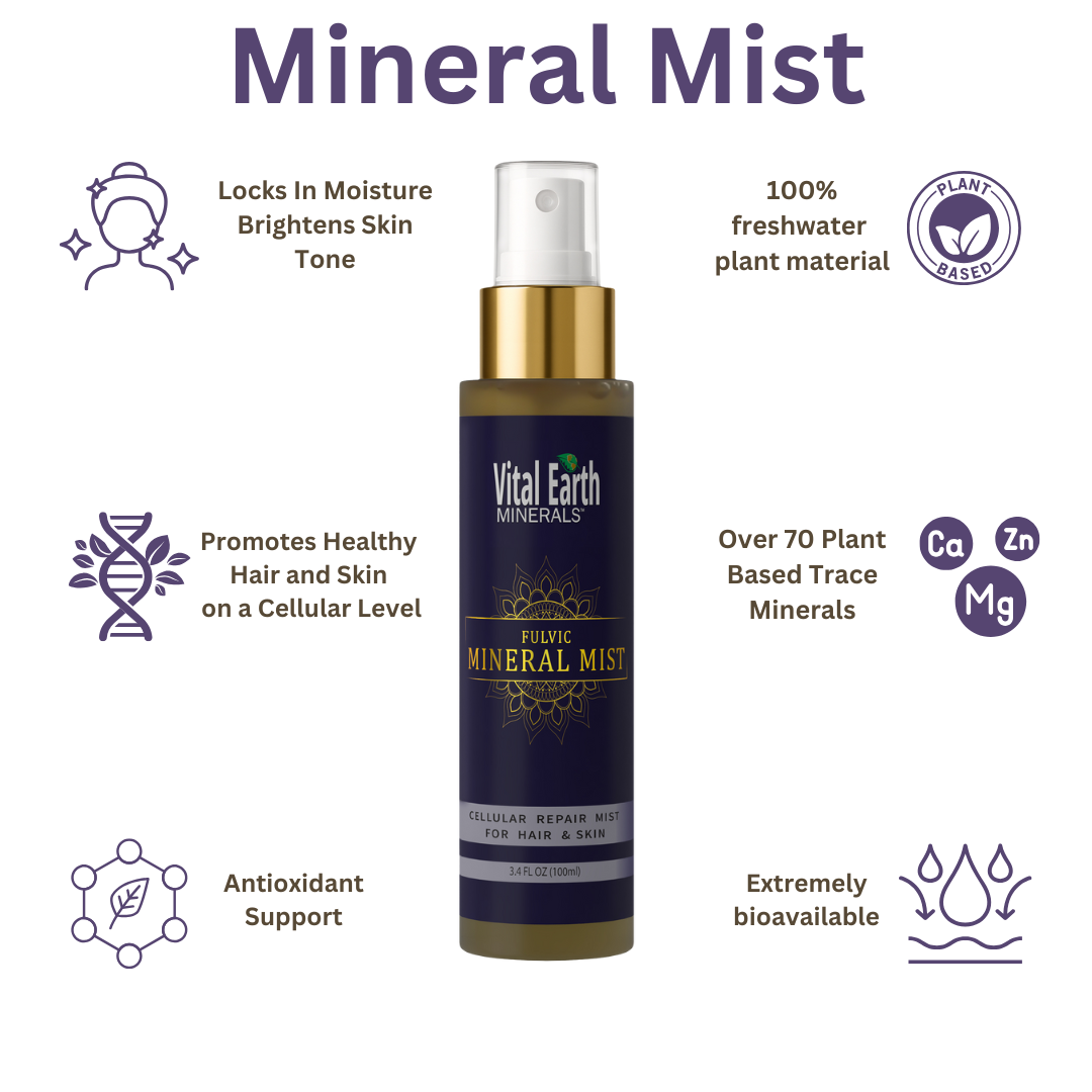 Fulvic Mineral Mist Spray, 3.4 Oz.