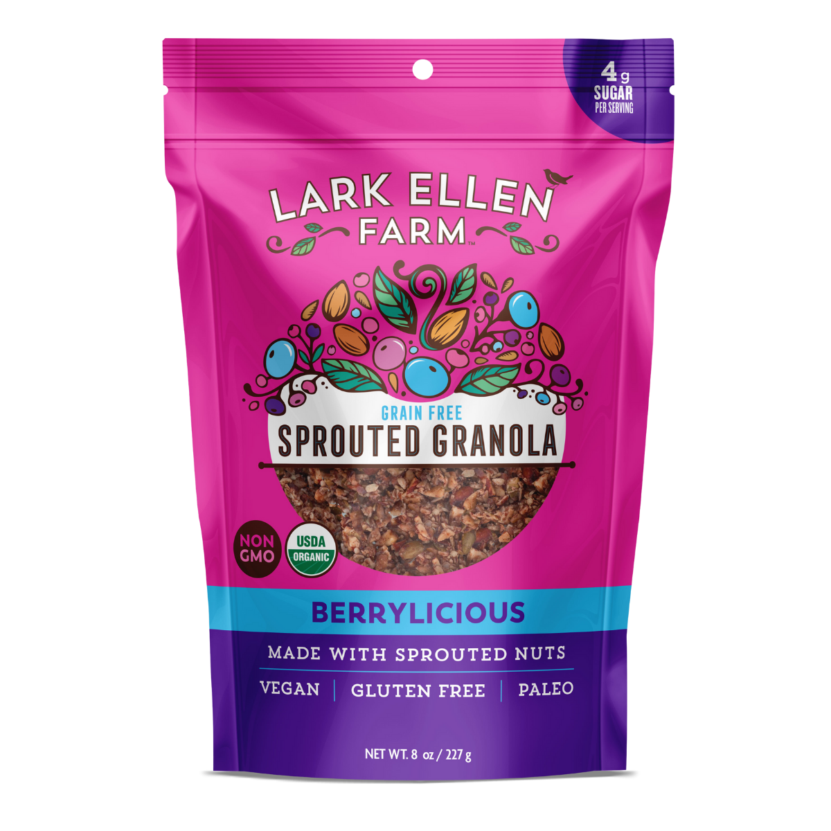 Berrylicious Sprouted Granola (Grain-Free)