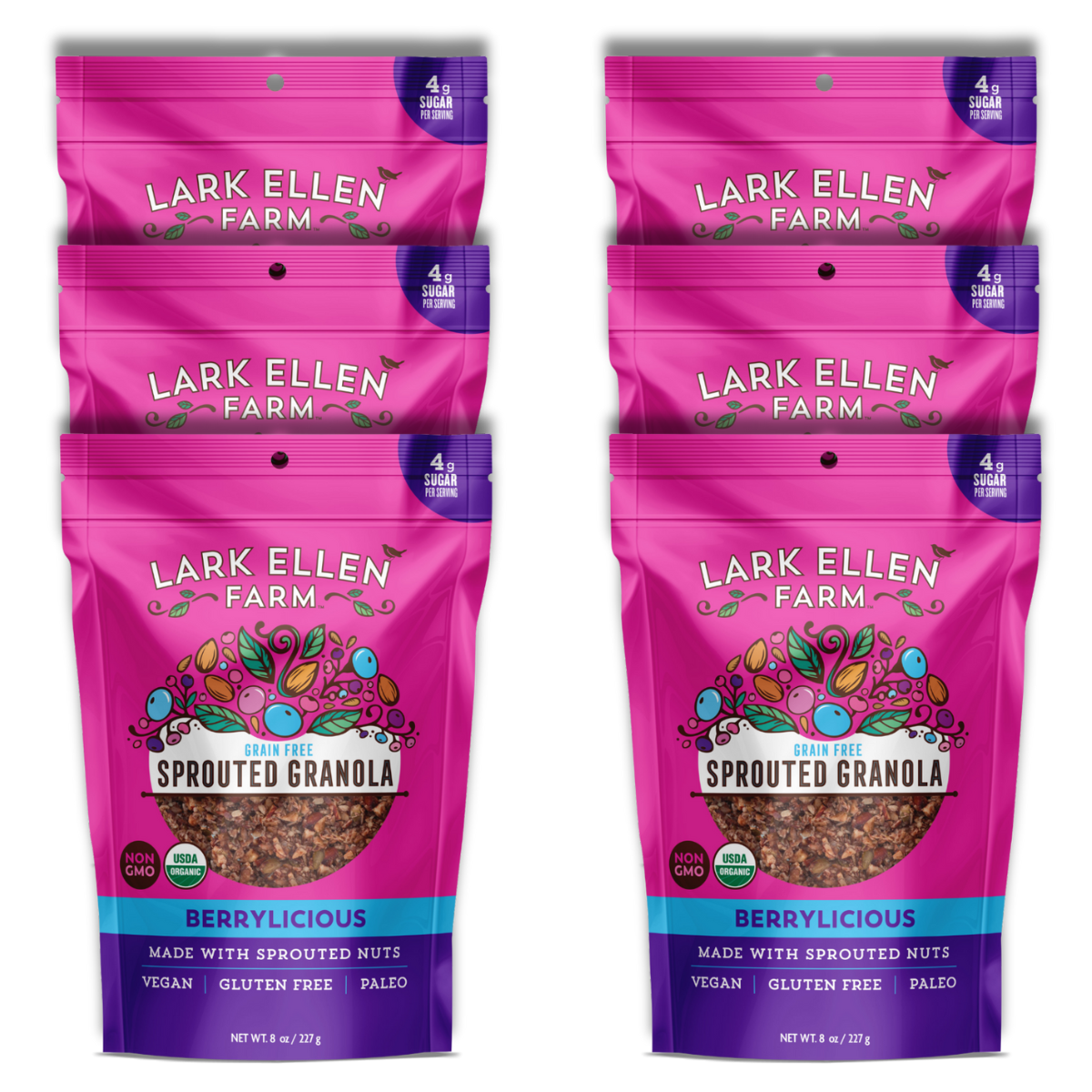Berrylicious Sprouted Granola (Grain-Free)