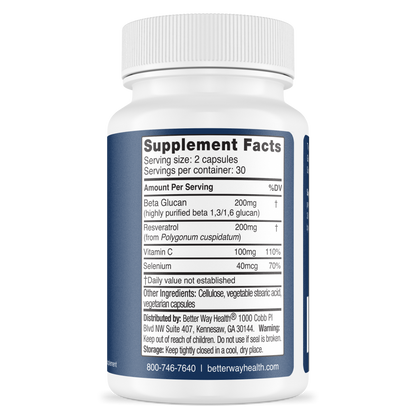 Beta Glucan 100+ by Better Way Health